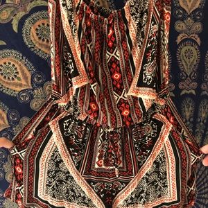 Francesca’s romper (strapless)